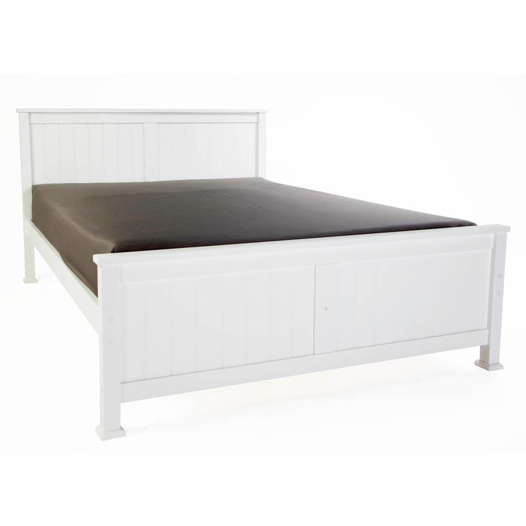 Denver White Pinewood Bed Frame Tender Sleep
