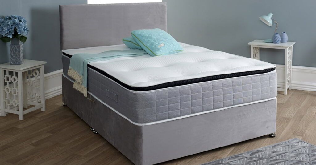 King Size Divan Bed with Mattress
