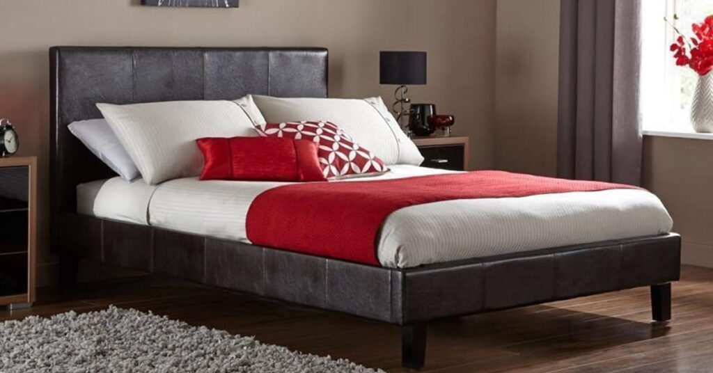 King Size Leather Bed